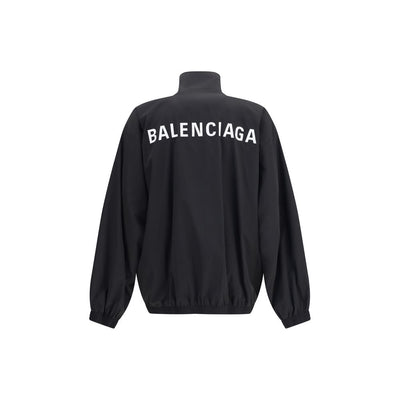Balenciaga Black Polyester Shell Jacket
