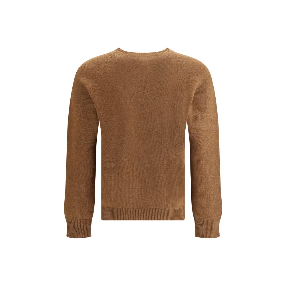 Jil Sander braunes Fleece-Sweatshirt
