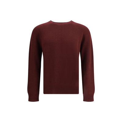 Jil Sander Bordeaux Fleece-Sweatshirt