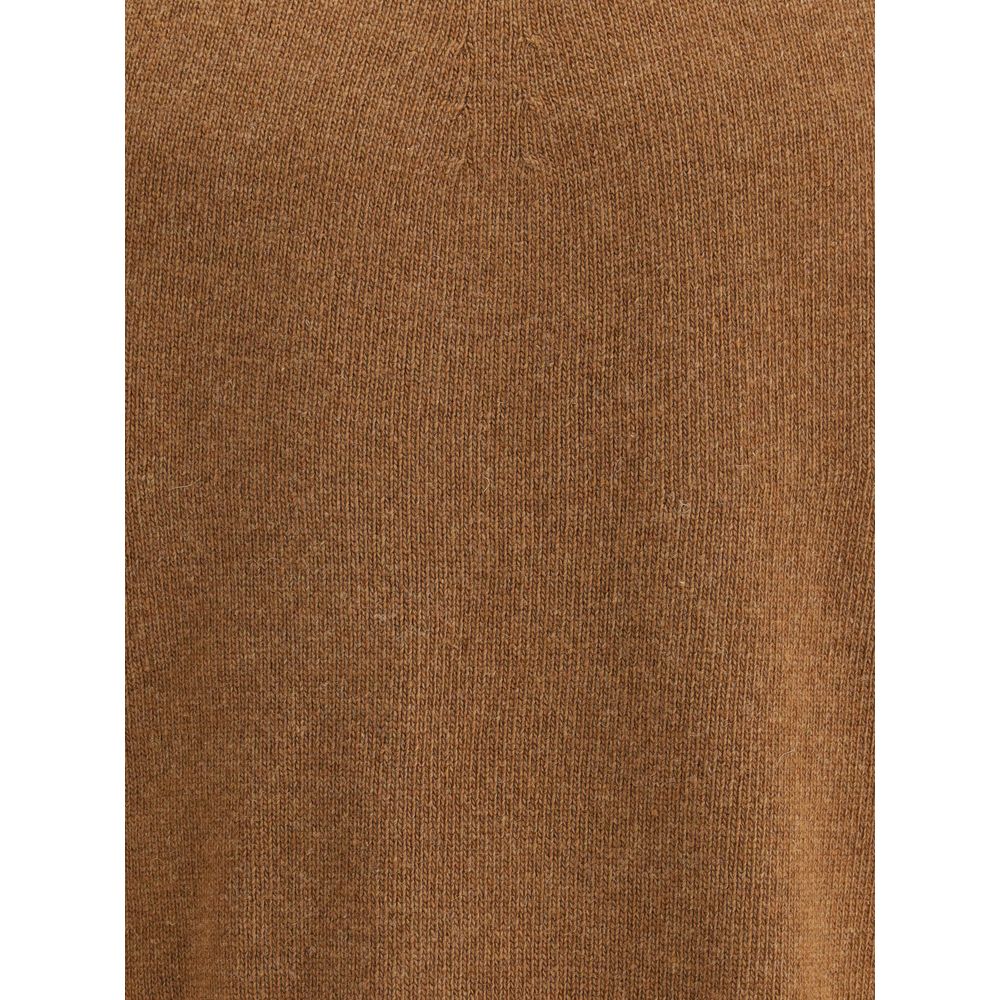 Jil Sander braunes Fleece-Sweatshirt