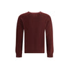 Jil Sander Bordeaux Fleece Wool Sweatshirt