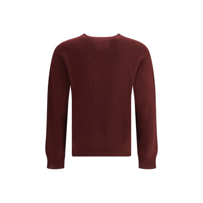 Jil Sander Bordeaux Fleece-Sweatshirt