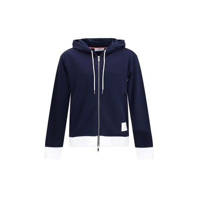Thom Browne Blue Cotton Sweatshirt