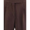 Tom Ford Brown Viscose Casual Pants