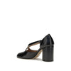 Margiela Black Calf Leather Bos Taurus High Heel Pumps
