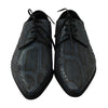 Dolce & Gabbana Blue Python Leather Snakeskin Shoes