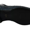 Dolce & Gabbana Blue Python Leather Snakeskin Shoes