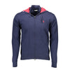 U.S. POLO ASSN. Blue Cotton Men Cardigan