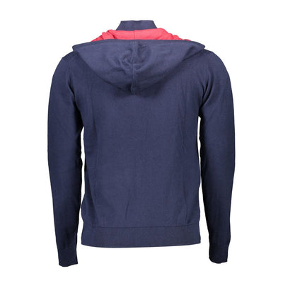 U.S. POLO ASSN. Blue Cotton Men Cardigan