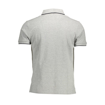 North Sails Gray Cotton Polo Shirt