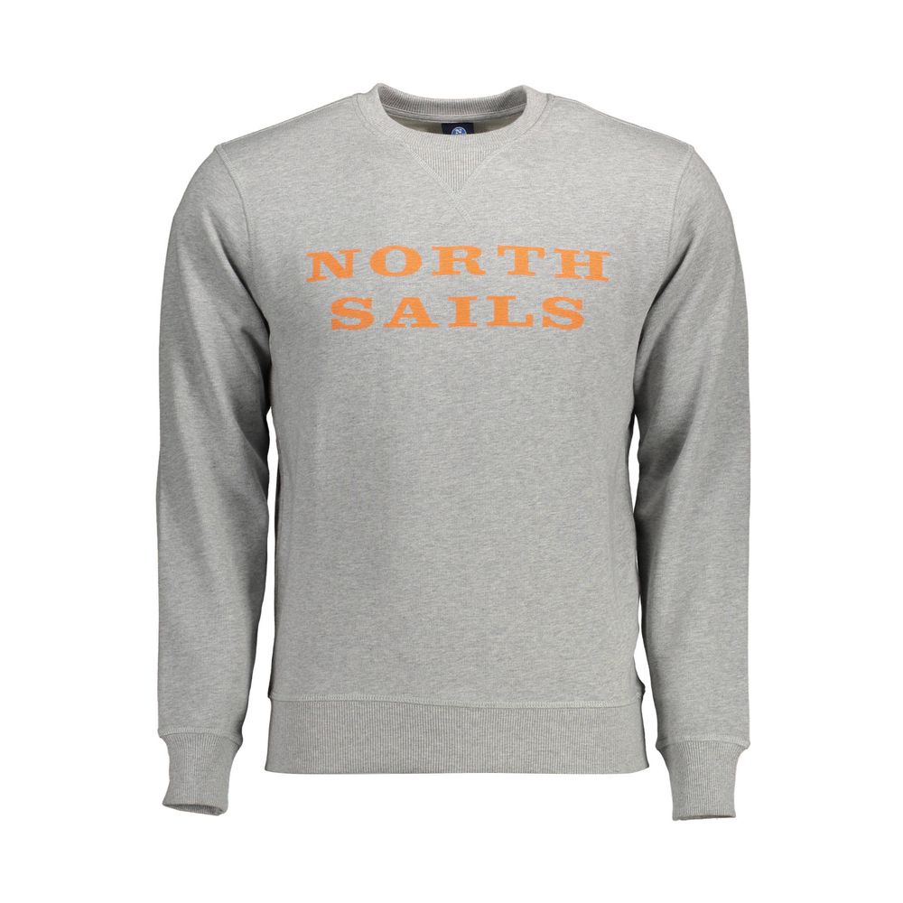 North Sails graues Baumwoll-Sweatshirt