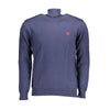 U.S. POLO ASSN. Blue Cotton Men's Turtleneck Sweater