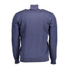 U.S. POLO ASSN. Blue Cotton Men's Turtleneck Sweater