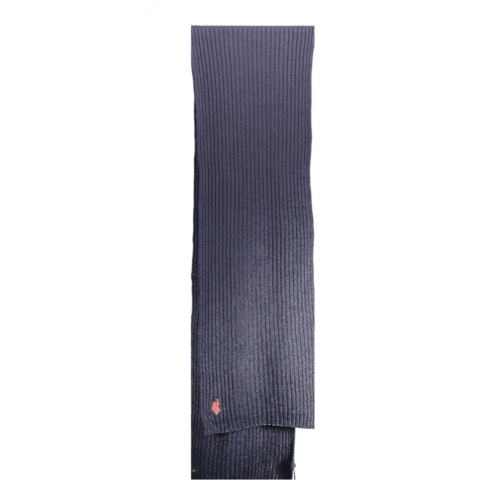U.S. POLO ASSN. Blue Wool Unisex Scarf