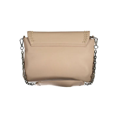 BYBLOS Beige Polyurethane Women's Shoulder Bag