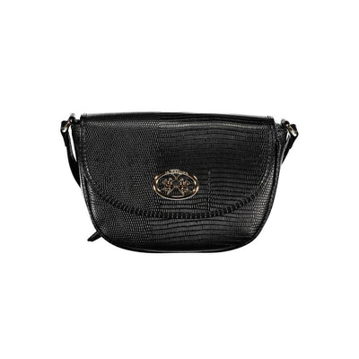 La Martina Black Polyurethane Women's Shoulder Bag
