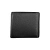 La Martina Black Leather Men Wallet