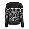 Desigual Schwarzer Polyesterpullover