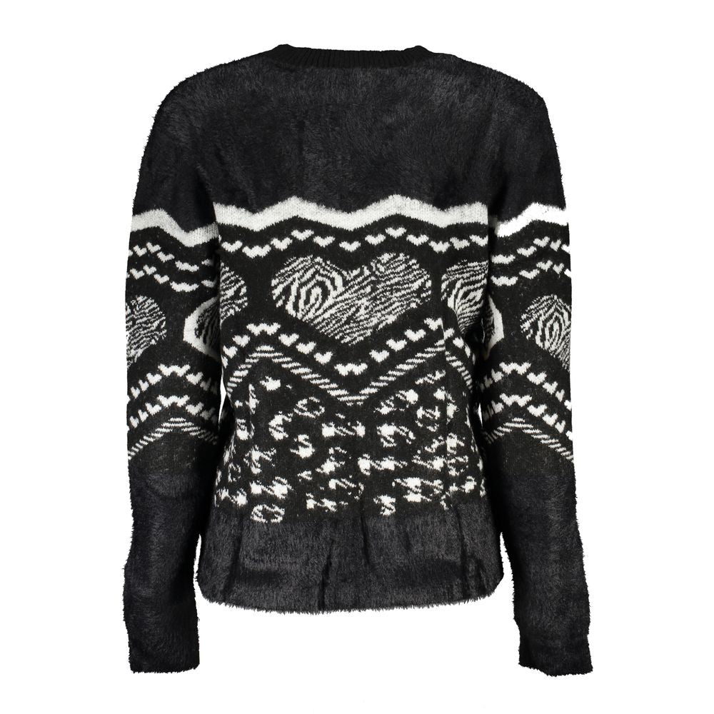 Desigual Schwarzer Polyesterpullover