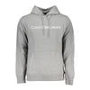Calvin Klein Grigio Cotton Men's Sweatshirt