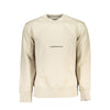 Calvin Klein beigefarbenes Baumwoll-Sweatshirt