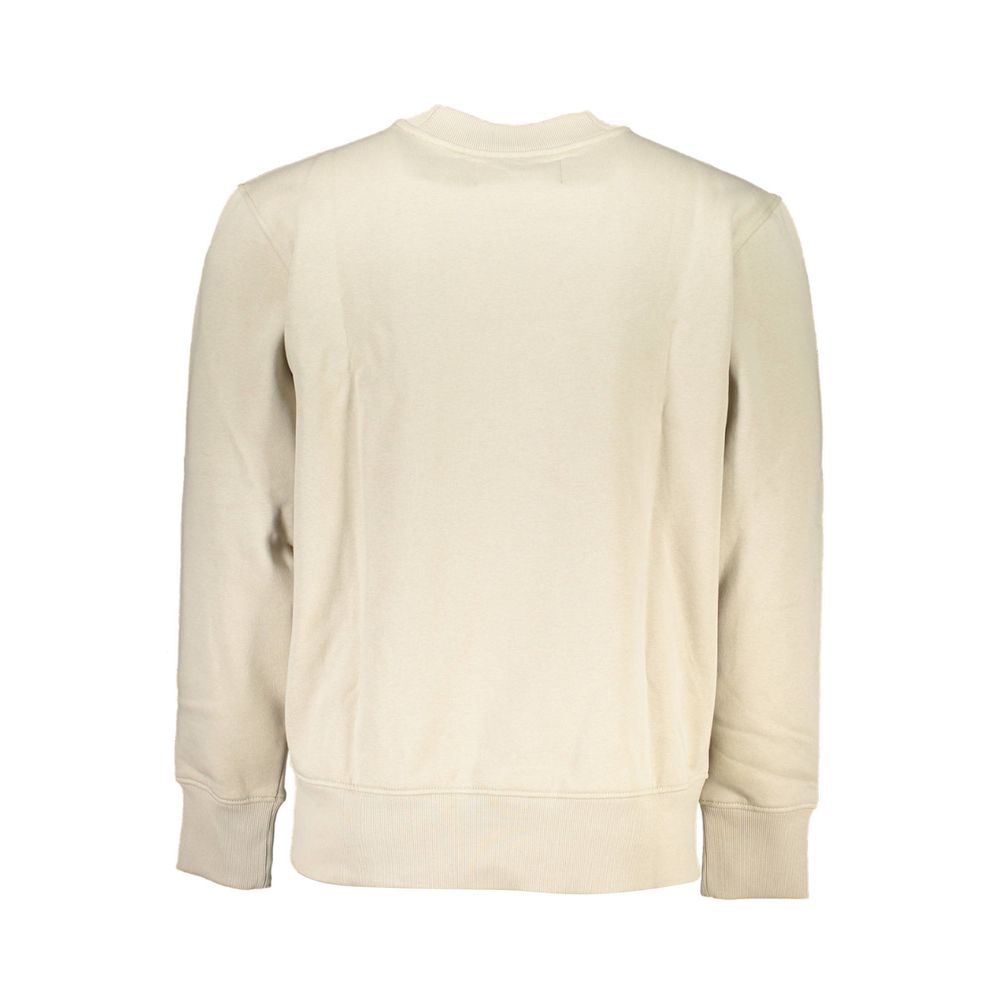 Calvin Klein beigefarbenes Baumwoll-Sweatshirt