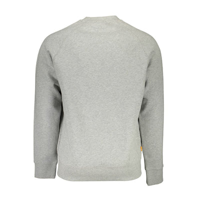 Timberland Grey Cotton Men Sweatshirt