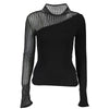 Patrizia Pepe Black Viscose Women Sweater