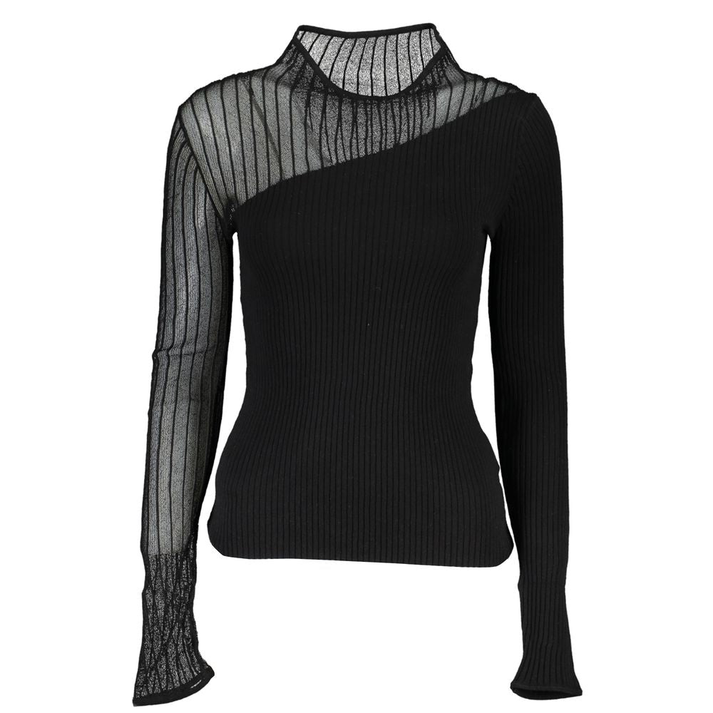 Patrizia Pepe Black Viscose Women Sweater