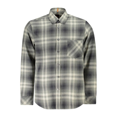 Hugo Boss Verde Cotton Men Shirt