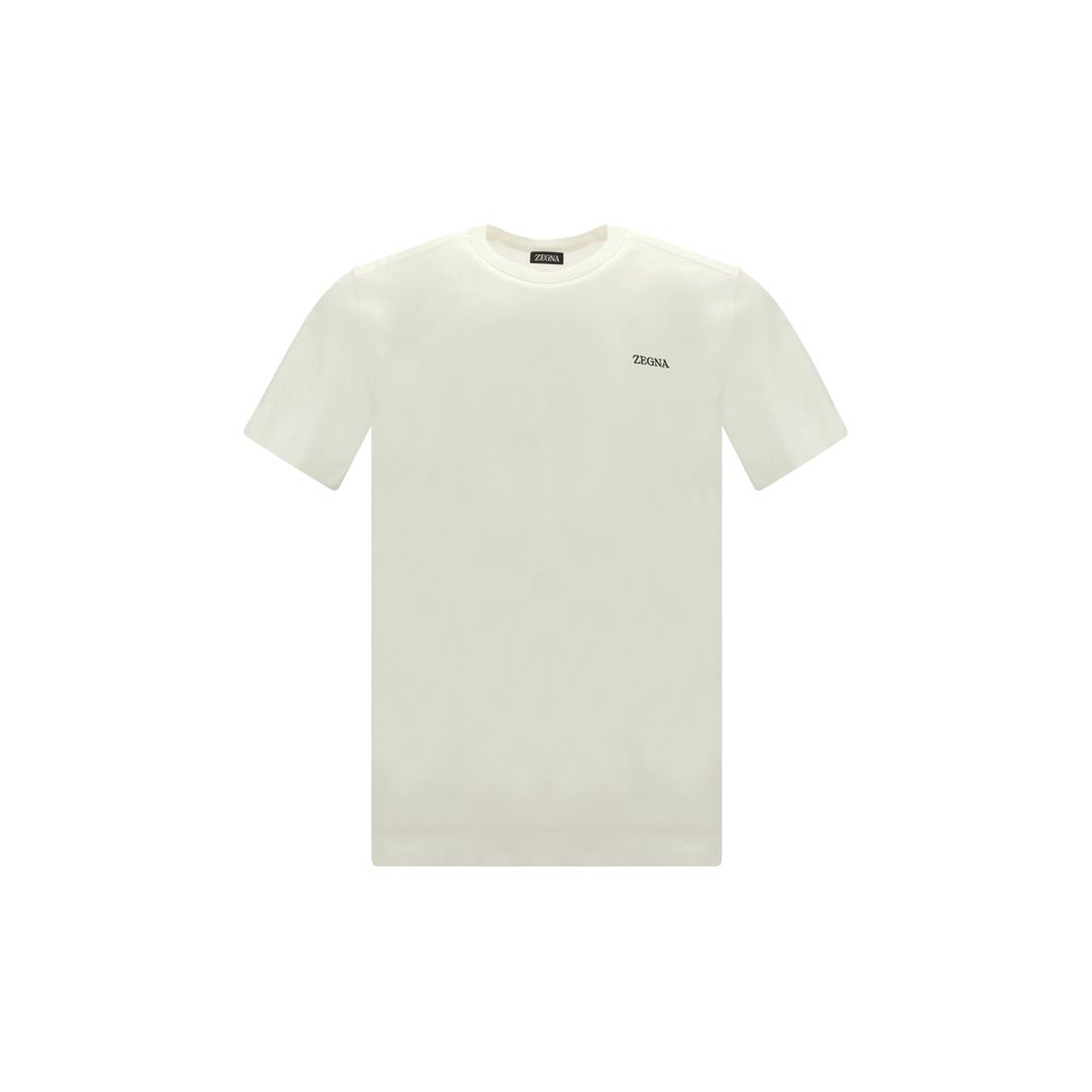 ZEGNA Weißes Baumwoll-T-Shirt