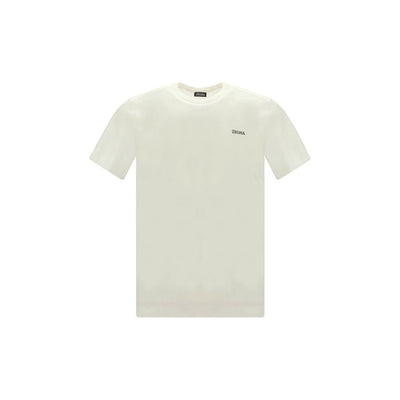 ZEGNA Weißes Baumwoll-T-Shirt