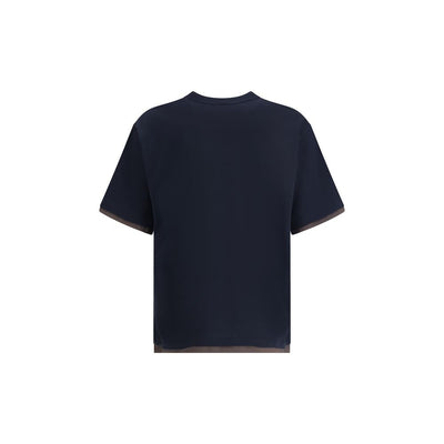 Sacai Black Cotton T-Shirt
