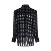 Ferragamo Black Silk Pattern Shirt