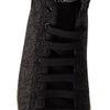 Dolce & Gabbana Gray Wool Cotton Casual High Top Sneakers