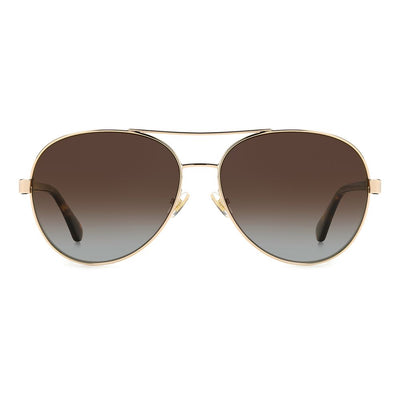 Kate Spade Sonnenbrille aus goldenem Metall