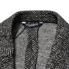 Dolce & Gabbana Black White Double Breasted Men Suit Blazer