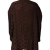 Dolce & Gabbana Brown Polyester Logo Monogram Coat Jacket