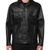 Dolce & Gabbana Black Polyester Button Down Biker Jacket