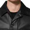 Dolce & Gabbana Black Polyester Button Down Biker Jacket