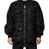 Dolce & Gabbana Black Cargo Windbraker Logo Mania Jacket
