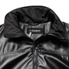 Dolce & Gabbana Black Polyester Logo Plaque Bomber Jacket