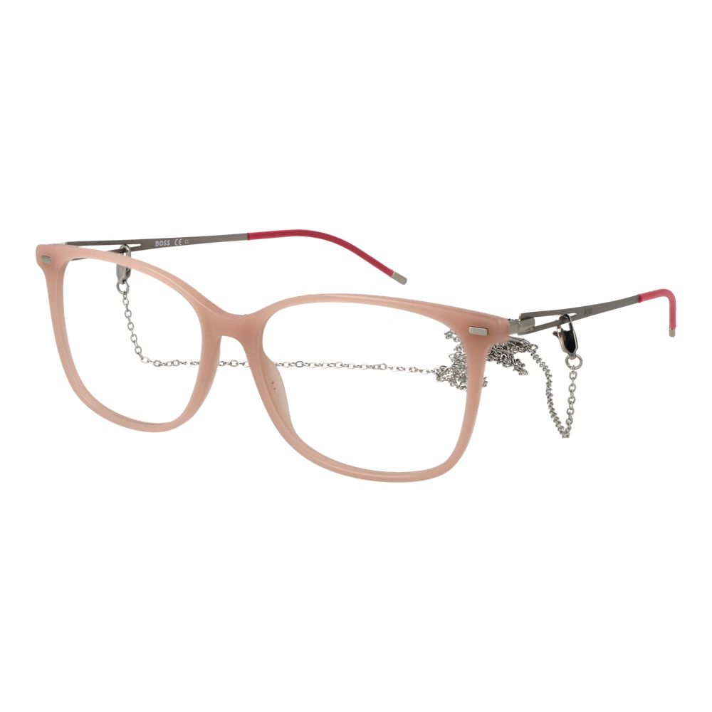 Hugo Boss Brille aus cremefarbenem Acetat (Gestell)