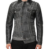 Dolce & Gabbana Gray Washed Cotton Stretch Denim Jacket