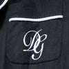 Dolce & Gabbana Dark Blue DG Embroidery Jacket Robe Blazer