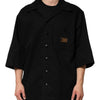 Dolce & Gabbana Black Short Sleeve Button Men Casual Shirt