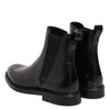 Dolce & Gabbana Black Chelsea Leather Mid Calf Boots Shoes