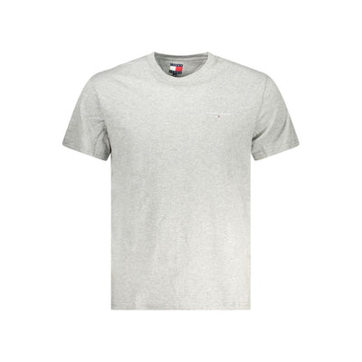Tommy Hilfiger Grigio Cotton Men T-Shirt