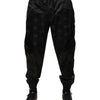Dolce & Gabbana Black Logo DG Print Men Jogger Sweatpants Pants