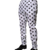 Dolce & Gabbana White Logo Cotton Skinny Denim Trouser Pants